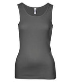 BELLA+CANVAS Baby Rib Ladies’ Tank Deep Heather