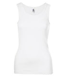 BELLA+CANVAS Baby Rib Ladies’ Tank White