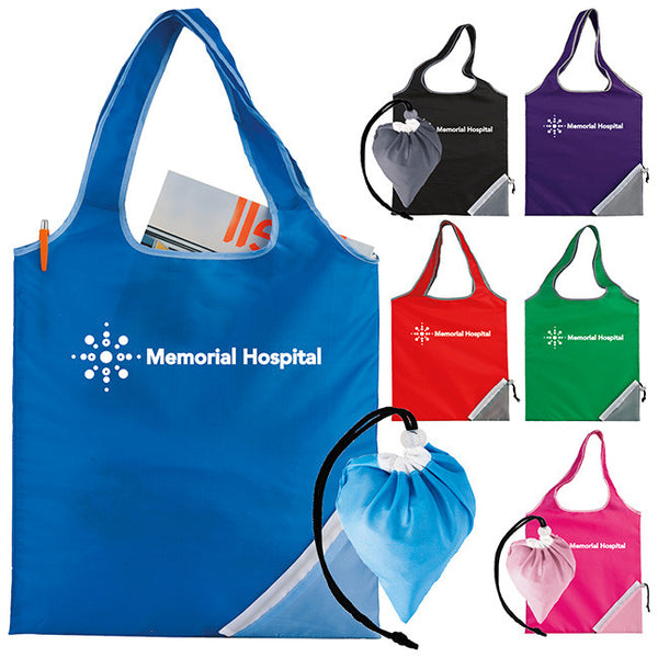 Fold-Up Cinch Corner Tote