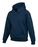 Gildan Heavy Blend Hooded Youth Sweatshirt Navy