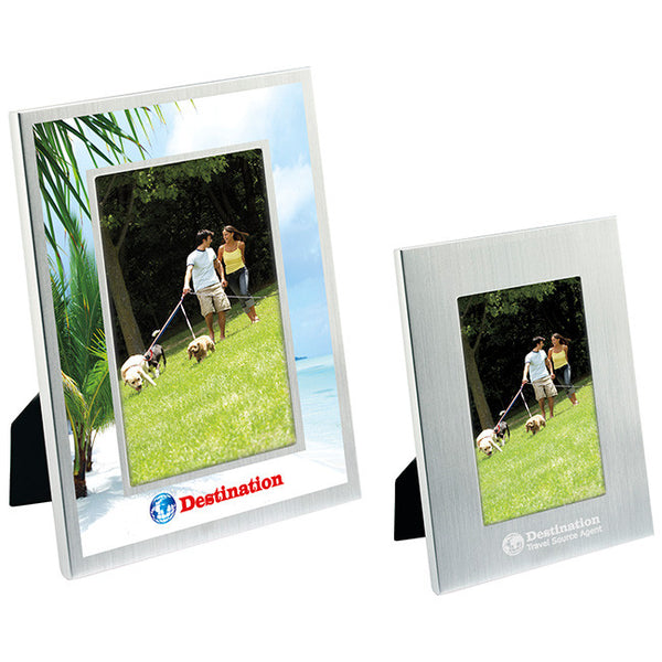 4" x 6" Basic Brushed Aluminum Frame