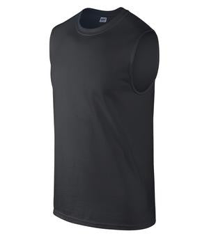 Gildan Ultra Cotton Sleeveless T-Shirt Black
