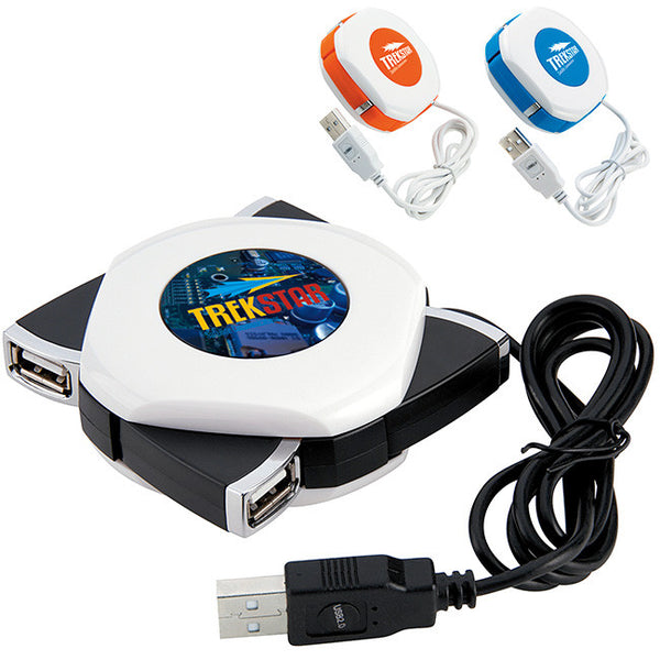 Orb Twist 4-Port USB 2.0 Hub