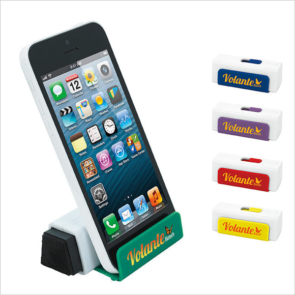 Stand Up Phone Holder with Screen Cleaner