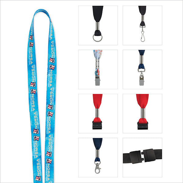 1/2" 'Fine Print' Lanyard