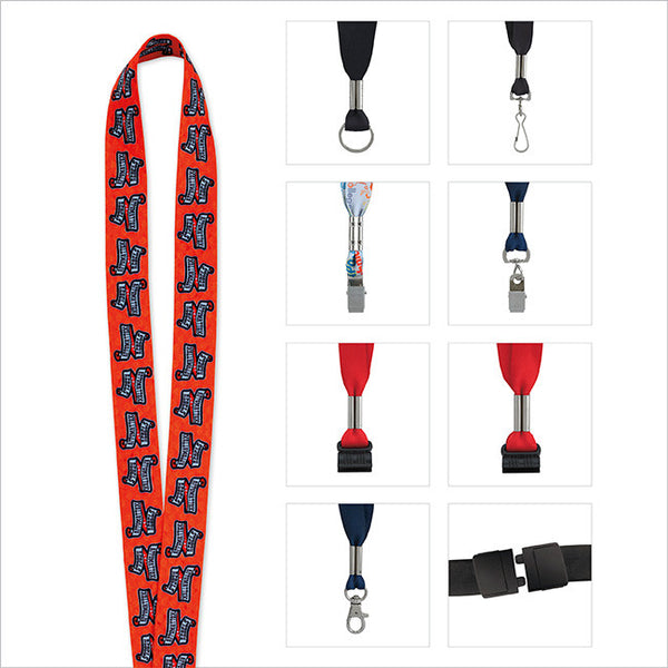 1" 'Fine Print' Lanyard