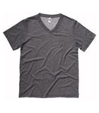 BELLA+CANVAS Unisex Triblend V-Neck Tee Grey Triblend