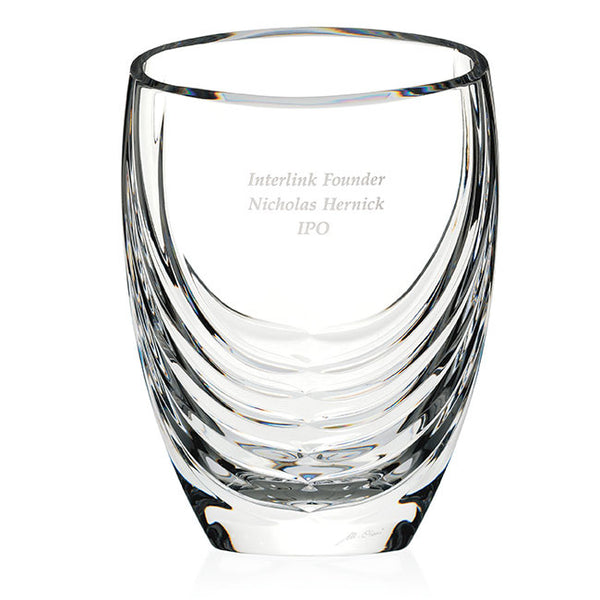 Siena Clear Crystal Vase