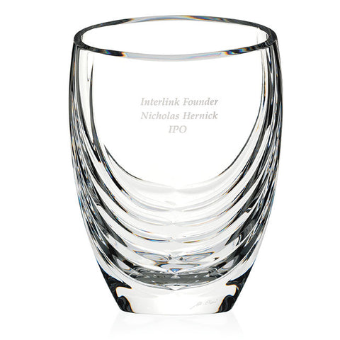 Siena Clear Crystal Vase