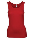 BELLA+CANVAS 2x1 Rib Ladies' Tank Red