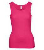 BELLA+CANVAS 2x1 Rib Ladies' Tank Fuchsia