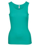 BELLA+CANVAS 2x1 Rib Ladies' Tank Teal