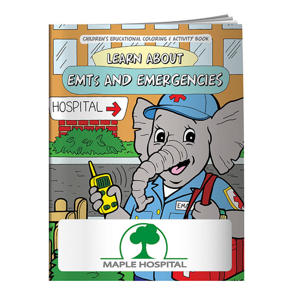 Colouring Book: EMTs and Emergencies