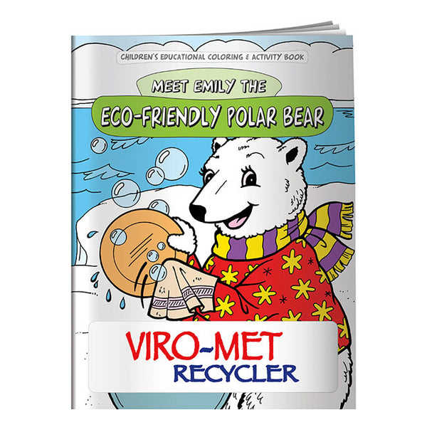 Colouring Book: Eco-Friendly Polar Bear