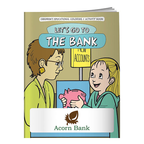 Colouring Book: Let's Go to the Bank