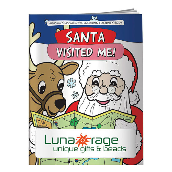 Colouring Book: Santa Visited Me!