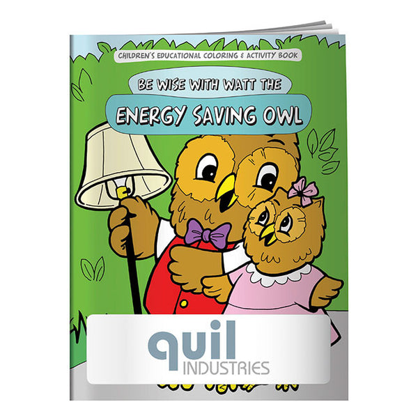 Colouring Book: Energy Saving Owl