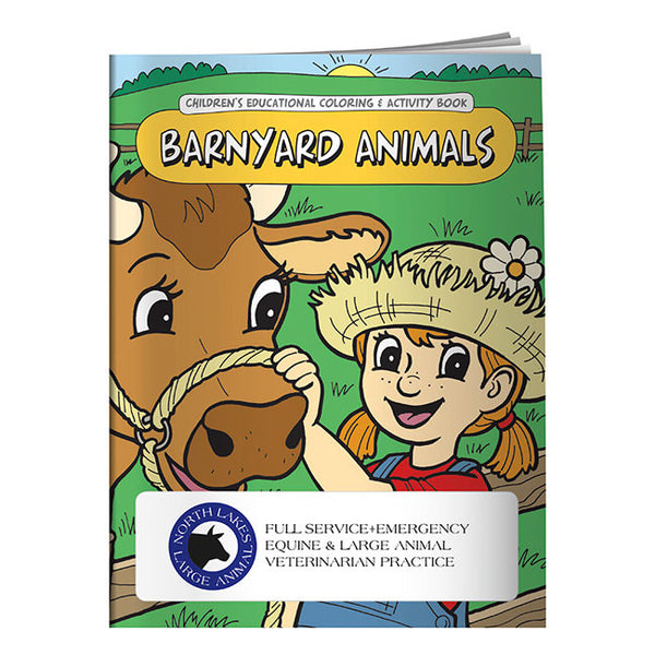 Colouring Book: Barnyard Animals