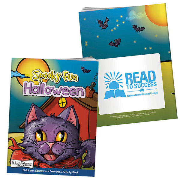 Colouring Book with Mask: Spooky Fun Halloween