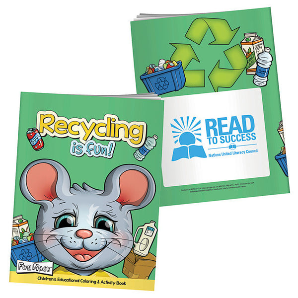 Colouring Book with Mask: Recycling Is Fun