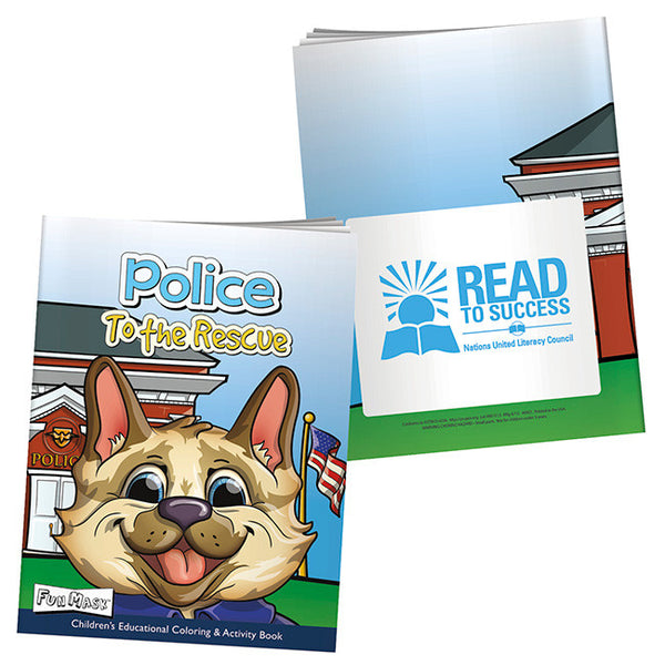 Colouring Book with Mask: Police to the Rescue