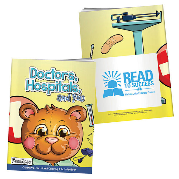 Colouring Book with Mask: Doctors, Hospital, and Yo