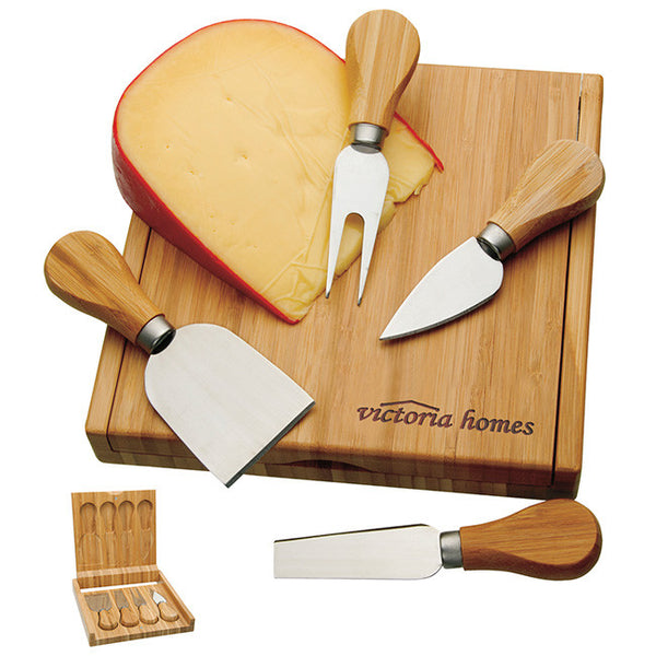Bamboo Cheese Set