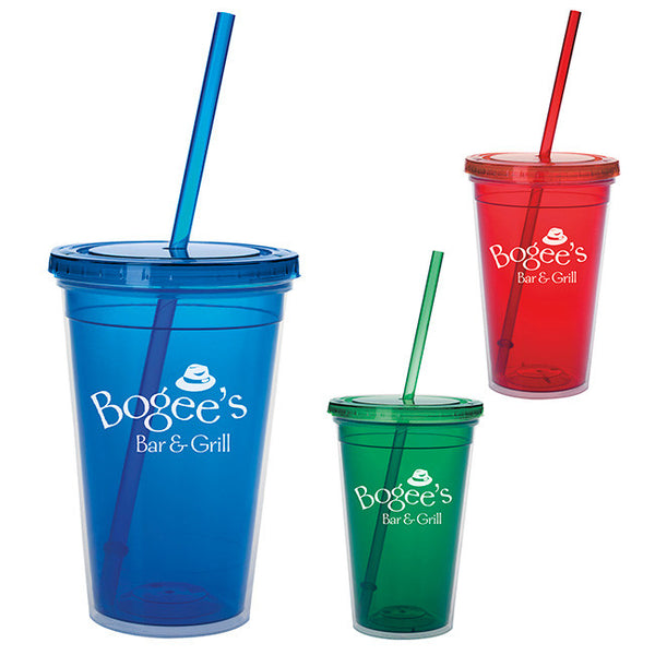 Double Wall Translucent Tumbler - 18 oz.