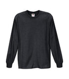 Fruit of the Loom Heavy Cotton HD Long-Sleeve T-Shirt Black Heather