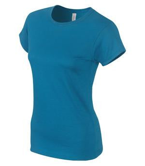 Gildan Softstyle Junior Fit Ladies' T-Shirt Antique Sapphire