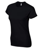 Gildan Softstyle Junior Fit Ladies' T-Shirt Black