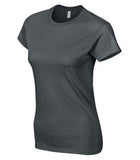 Gildan Softstyle Junior Fit Ladies' T-Shirt Charcoal