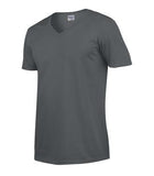 Gildan Softstyle V-Neck T-Shirt Charcoal