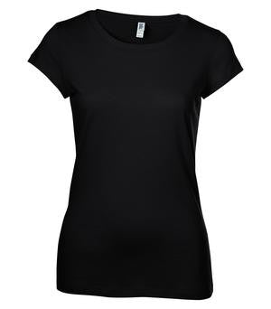 BELLA+CANVAS Sheer Jersey Ladies' Tee Black