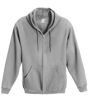 Fruit of the Loom SuperCotton Full Zip Hooded Sweatshirt Athletic Heather