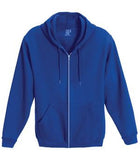 Fruit of the Loom SuperCotton Full Zip Hooded Sweatshirt Royal