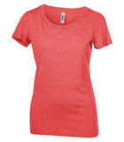 BELLA+CANVAS  Triblend Ladies' Tee Red Triblend