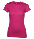 BELLA+CANVAS Sheer Rib Ladies' Tee Berry