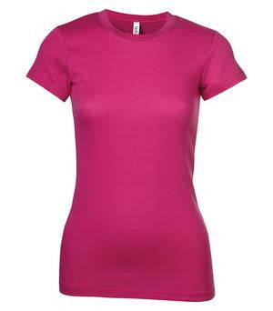 BELLA+CANVAS Sheer Rib Ladies' Tee Berry