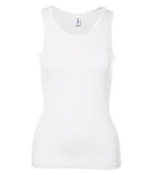 BELLA+CANVAS Sheer Rib Racerback Ladies' Tank White