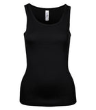 BELLA+CANVAS Sheer Rib Ladies' Tank Black