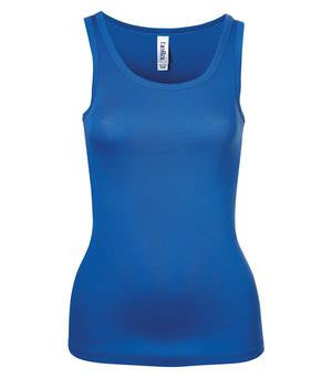 BELLA+CANVAS Sheer Rib Ladies' Tank True Royal