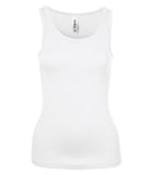 BELLA+CANVAS Sheer Rib Ladies' Tank White