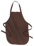 ATC Full Length Apron with Pockets Coffee Bean