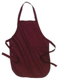 ATC Full Length Apron with Pockets Maroon