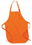 ATC Full Length Apron with Pockets Orange