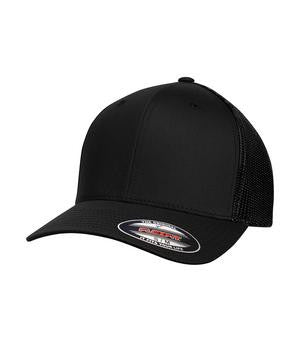 ATC by FlexFit Mesh Back Cap Black/Black