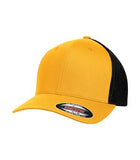 ATC by FlexFit Mesh Back Cap Gold/Black