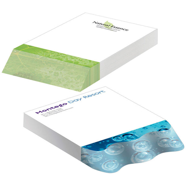 4" x 6" Beveled Notepads - 150-Sheets