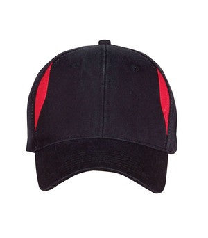 ATC Contrast Diamond Inset Twill Cap Black/Red